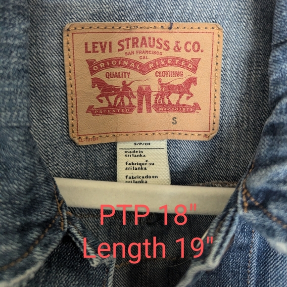 Levi's Denim Jacket w/Our Lady of Guadalupe Patch - Picture 6 of 7